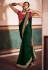 Green silk saree with blouse 21029