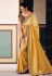 Yellow silk festival wear saree 21028