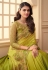 Light green silk festival wear saree 26016