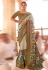 Green patola silk saree with blouse 108B