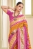 Yellow silk patola saree with blouse 176