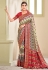 Grey silk patola saree with blouse 178