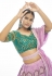 Light purple georgette a line lehenga choli 20003