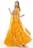 Mustard organza a line lehenga choli 20004