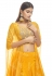 Mustard organza a line lehenga choli 20004