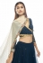 Navy blue georgette sequence lehenga choli 20010