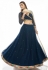 Navy blue georgette sequence lehenga choli 20010