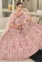 Pink georgette a line lehenga choli 2005