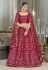 Maroon silk a line lehenga choli 2001