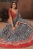 Navy blue rayon a line lehenga choli 406