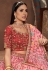 Pink rayon a line lehenga choli 407