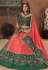 Pink rayon a line lehenga choli 403