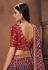 Wine rayon a line lehenga choli 402