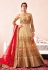 Beige net a line lehenga choli 1001