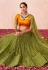 Mehndi net a line lehenga choli 1007