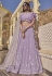 Light purple readymade georgette a line lehenga choli 2418