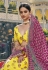 Yellow readymade organza a line lehenga choli 2422