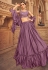 Light purple readymade chinon circular lehenga choli 1205