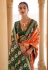 Patola silk Saree with blouse in Orange colour 350J