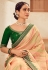 Chinon Saree with blouse in Pink colour 308