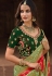 Silk Saree with blouse in Red colour 10178