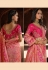 Silk Saree with blouse in Pink colour 10177