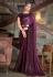 Silk Saree with blouse in Purple colour 5402