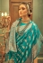 Banarasi silk Saree with blouse in Sky blue colour 20005