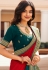 Silk Saree with blouse in Red colour 1001
