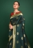 Silk Saree with blouse in Green colour 10951