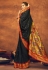 Silk paithani Saree with blouse in Black colour 42003