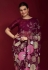 Banglori silk Saree with blouse in Magenta colour 170201