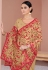 Georgette Saree with blouse in Beige colour 1333