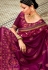 Silk Saree with blouse in Purple colour 34318