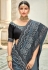 Silk Saree with blouse in Grey colour 34317