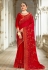 Silk Saree with blouse in Red colour 34314