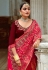 Silk Saree with blouse in Pink colour 34316