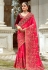 Silk Saree with blouse in Pink colour 34316