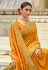 Silk Saree with blouse in Orange colour 87828