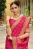 Silk Saree with blouse in Magenta colour 87831