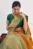 Silk Saree with blouse in Mustard colour 16003