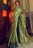 Silk Saree with blouse in Light green colour 10065
