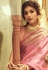 Silk Saree with blouse in Pink colour 10063