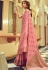 Silk Saree with blouse in Pink colour 10063