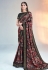 Silk Saree with blouse in Black colour 42300