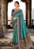 Silk Saree with blouse in Sea green colour 208