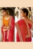 Silk Saree with blouse in Red colour 213