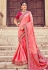 Silk Saree with blouse in Pink colour 108