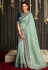 Kajal aggarwal Silk bollywood Saree in sea green colour 5222
