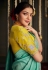 Kajal aggarwal Silk bollywood Saree in sea green colour 5225